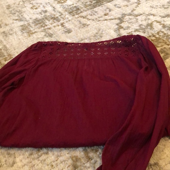 Ruby red blouse - Picture 5 of 5